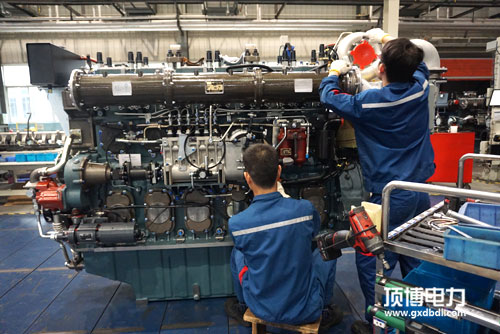 玉柴發(fā)電機裝配車間